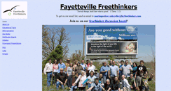 Desktop Screenshot of fayfreethinkers.com